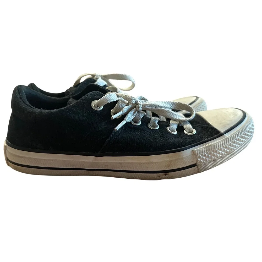 Converse Chuck Taylor All Star Madison Black White Low Top Sneakers 563508F 7.5W - Picture 3 of 4